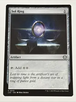 MTG Commander: The Lost Caverns of Ixalan Sol Ring 0313 NM - Image 1