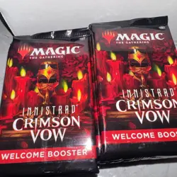 MAGIC THE GATHERING Crimson vow Welcome boosters PACK 17 LOT MTG NICE NEW - Image 1