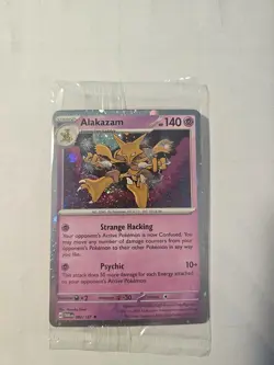 Alakazam 082/167 Cosmos Holo - Twilight Masquerade Promo SEALED - Pokemon TCG - Image 1