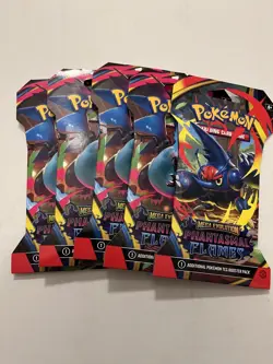 (5) Pokemon Phantasmal Flames Booster Packs! Factory Sealed Lot of 5!! 🔥🔥 - Image 1