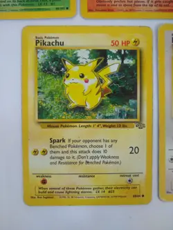Pokemon Base Set Starters - Bulbasaur Charmander Squirtle Pikachu Eevee *Damaged - Image 5