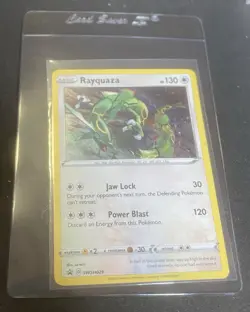 Pokemon TCG Rayquaza SWSH029 SWSH: Black Promo Sea n Sky One SWIRL Mid Left NMx2 - Image 4