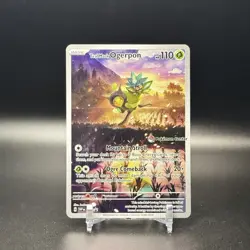 POKEMON TWILIGHT MASQUERADE ETB #123 TEAL MASK OGERPON BLACK STAR PROMO - NM - Image 1