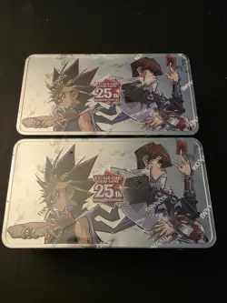 Yu-Gi-Oh! TCG 25th Anniversary Tin: Dueling Mirrors Tin Sealed - 2 Tin Lot - Image 1