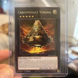 Yu-Gi-Oh! TCG CHRONOMALY VIMANA 1st Edition Ultra Rare MINT CONDITION JUSH-EN044 - Image 1