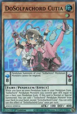 YUGIOH TCG Ancient Guardians - DoSolfachord Cutia ANGU-EN014 - Image 1