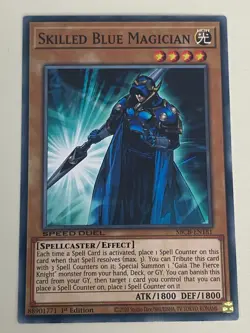 Yugioh - Skilled Magician Set Dark Blue Brown White Red NM - Plus Free Holo - Image 5