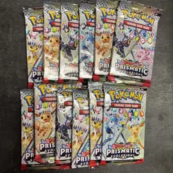 Pokemon Prismatic Evolutions Booster Pack - 10 Cards/Pack - Random Art - SEALED - Image 1