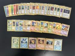 Pokemon Base Set Shadowless Card Collection (No Duplicates)- 42 Vintage WOTC Lot - Image 1