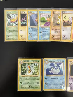 Pokemon Base Set Shadowless Card Collection (No Duplicates)- 42 Vintage WOTC Lot - Image 2
