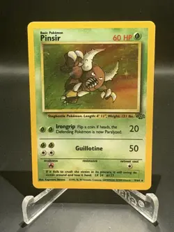 1999 Jungle Set Pinsir Holo 9/64 Rare WOTC Pokemon Card TCG -Original - Image 1
