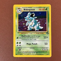 Nidoqueen 7/64 Rare Holo 1999 Jungle Set Pokemon Card - Image 1