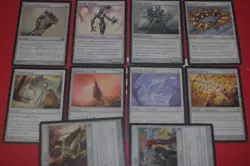 MTG 10 artifacts scars of mirrodin fifth dawn mixed sets magic cards MP - Image 1