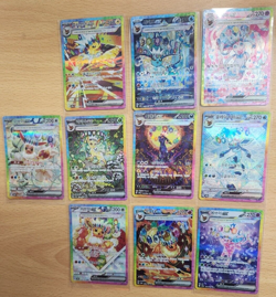 Pokemon Card Eevee SAR 10 type complete set sv8a Terastal Festival ex KOREAN VER - Image 1