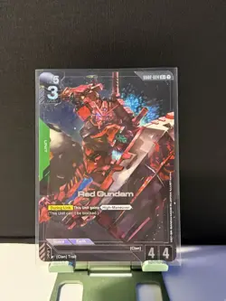 Red Gundam Alternate Art Foil - GD02-024 - R+ NM - Gundam TCG Card Game - Image 1