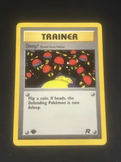 Pokemon Card - Team Rocket 79/82 - SLEEP! 1st Edition** - NM - Image 1