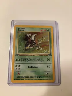 Pokemon TCG Pinsir Jungle Holo Card 9/64 1st Edition Unlimited Rare 1999 - Image 1