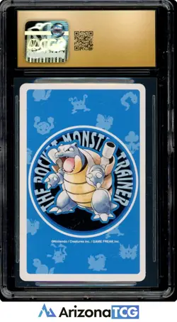 Pokemon 1998 Professor Oak Joker Blue Back Playing Cards BLACK LABEL CGC 10 - Image 2