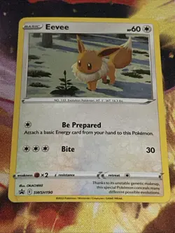 Eevee - Holo Promo SWSH: Sword & Shield Promo Cards SWSH190 NM W/Swirl - Image 3