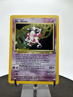 Mr. Mime 6/64 Holo Card Jungle Set 1999 Pokemon WOTC - Image 3