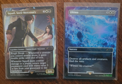 MTG Ultimate & Squal, SeeD Mercenary w/ bag & Die Foil promos NM/MINT! - Image 1