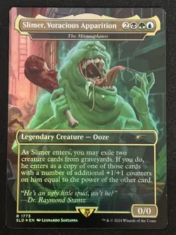 1x MTG Slimer, Voracious Apparition - The Mimeoplasm (Rainbow Foil) - (SLD) - Image 1