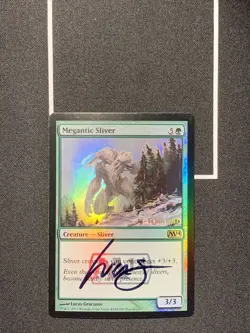 Megantic Sliver - Foil - Prerelease Promo Signed - Image 1