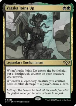 Vraska Joins Up 236 MTG NM Outlaws of Thunder Junction - Image 1