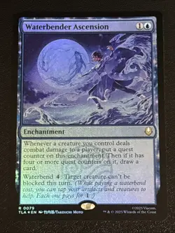 MTG Avatar: The Last Airbender Waterbender Ascension Foil 0079 NM Rare - Image 1