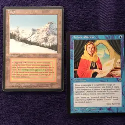 TIAGA dual land and Mystic Tutor Foreign Black Border Italian MTG MP-NM - Image 1