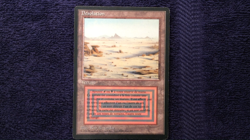 BADLANDS dual land and Sedge Troll Foreign Black Border French MTG Moderate Pl - Image 2