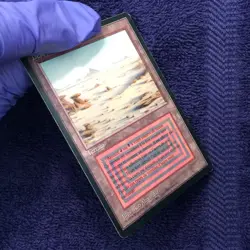 BADLANDS dual land and Sedge Troll Foreign Black Border French MTG Moderate Pl - Image 5