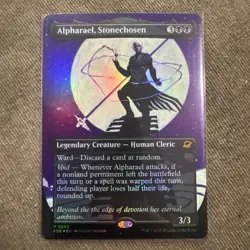 Alpharael, Stonechosen (Borderless) Edge of Eternities Foil - Image 1