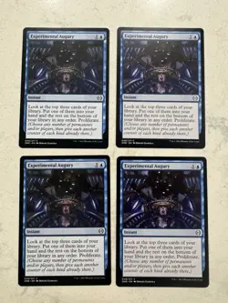 Magic the Gathering MTG Experimental Augury Play Set Of 4 Cards - Image 1