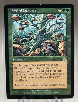 Magic The Gathering MTG WEIRD HARVEST Onslaught LP - Image 1