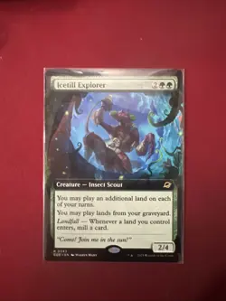 MTG - Icetill Explorer - Extended Art Rare #343 - Edge of Eternities FOIL - Image 1