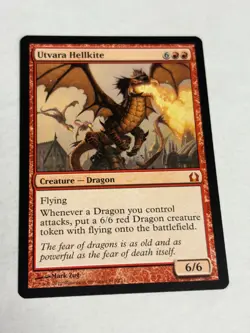 Utvara Hellkite Return to Ravnica Red Mythic Rare Magic: The Gathering Card NM - Image 1