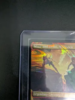 Mina and Denn, Wildborn (Halo Foil) Secret Lair Drop Foil mtg - Image 2