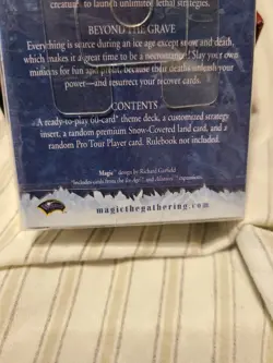 MTG Magic Beyond the Grave Theme Deck Coldsnap Factory Sealed New See Pictures - Image 4