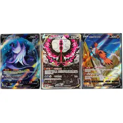 Pokemon TCG S-Chinese Galarian Moltres & Articuno & Zapdos V SR Alt Art Holo NM - Image 1