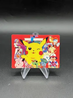 Pikachu Rocket Holo Pokemon Vintage Pocket Monsters Vending Prism Sticker 392 - Image 2