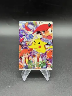 Pikachu Misty Holo Pokemon Vintage Pocket Monsters Vending Prism Sticker 211 - Image 1