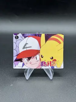 Pikachu Misty Holo Pokemon Vintage Pocket Monsters Vending Prism Sticker 211 - Image 2