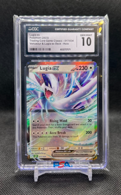 2023 Pokemon TCG Classic Venusaur & Lugia ex Deck #017 Lugia ex Holo CGC 10 - Image 1