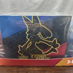 Costco Pokemon 3 Pack Bundle ~ CROWN ZENITH ETB + 2 Tins NEW/SEALED - Image 4