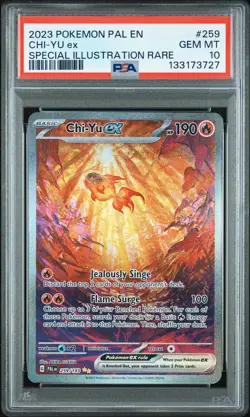 2023 Pokemon Pal En-Paldea Evolved #259 Chi-Yu Ex SIR PSA 10 - Image 1