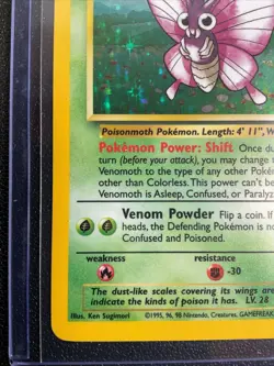 Pokemon TCG Venomoth 13/64 Jungle Holo Rare WOTC Vintage 1999 LP - Image 4
