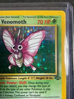 Pokemon TCG Venomoth 13/64 Jungle Holo Rare WOTC Vintage 1999 LP - Image 5
