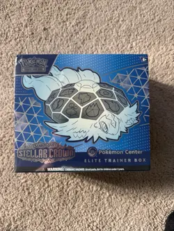 Pokemon Center ETB Stellar Crown Elite Trainer Box Sealed - Image 1