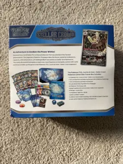 Pokemon Center ETB Stellar Crown Elite Trainer Box Sealed - Image 2